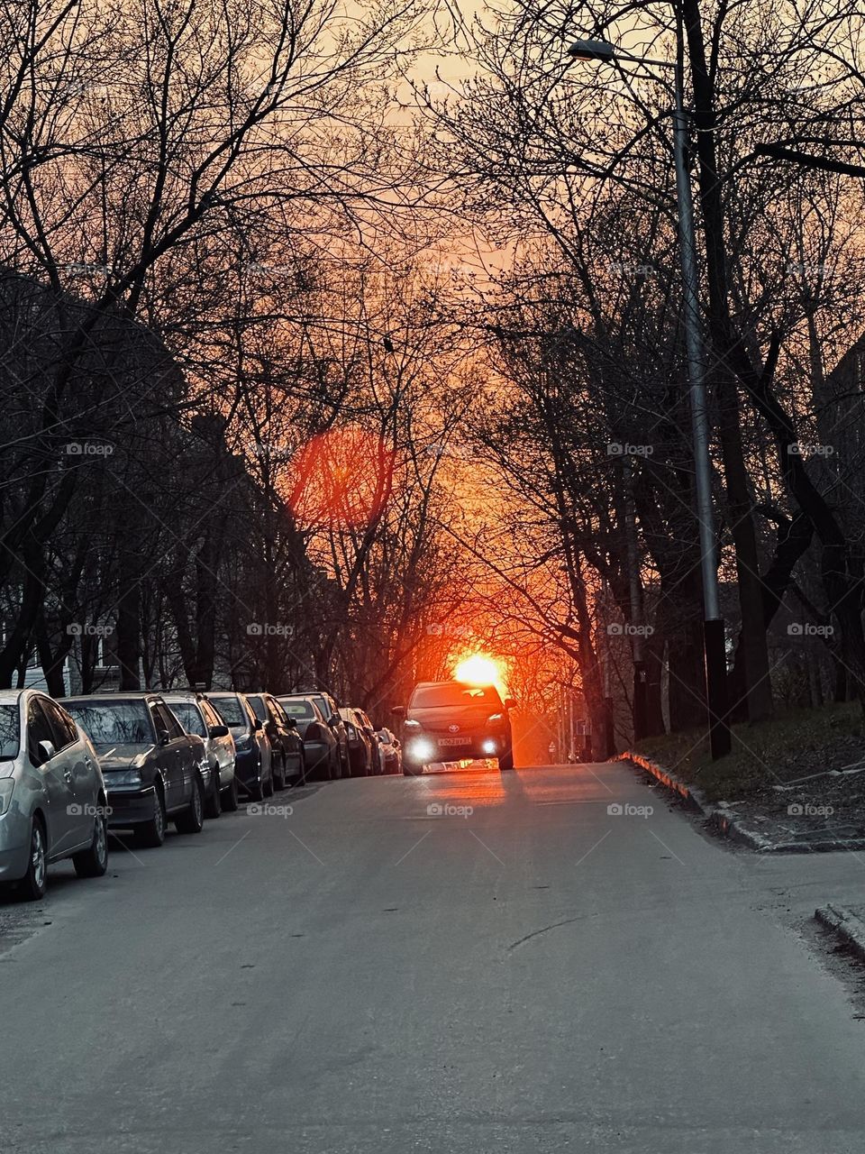 Вечер в городе 