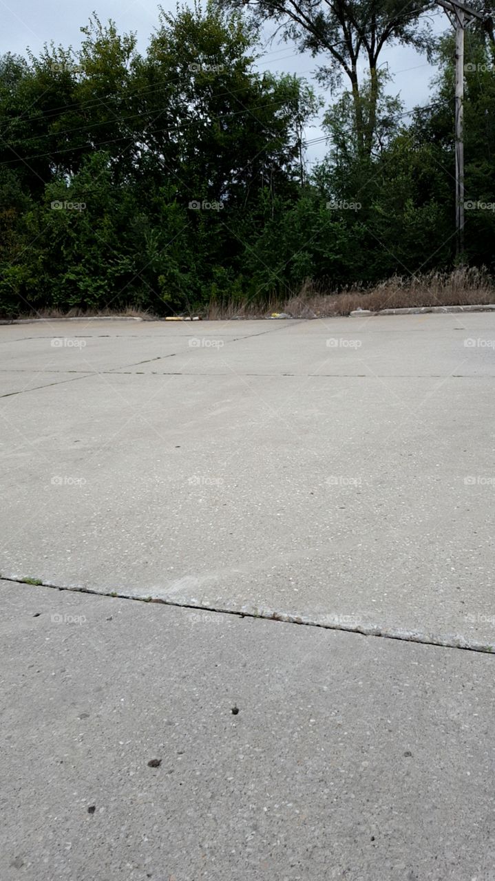 parking lot driveway