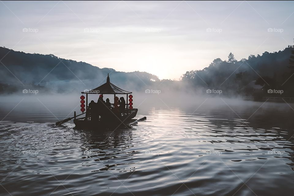 china river dark water but blight in mind