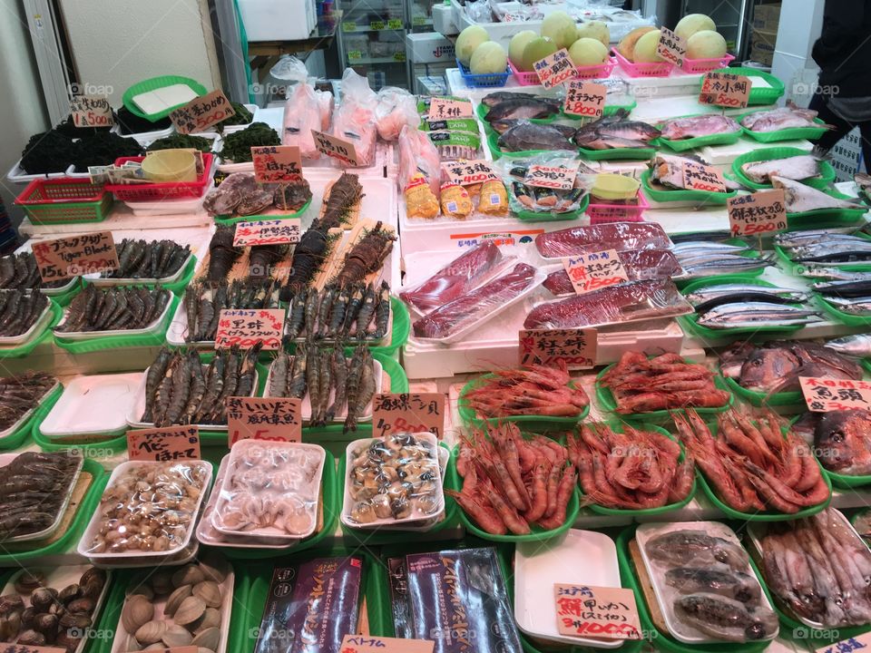 Tokyo fish market 