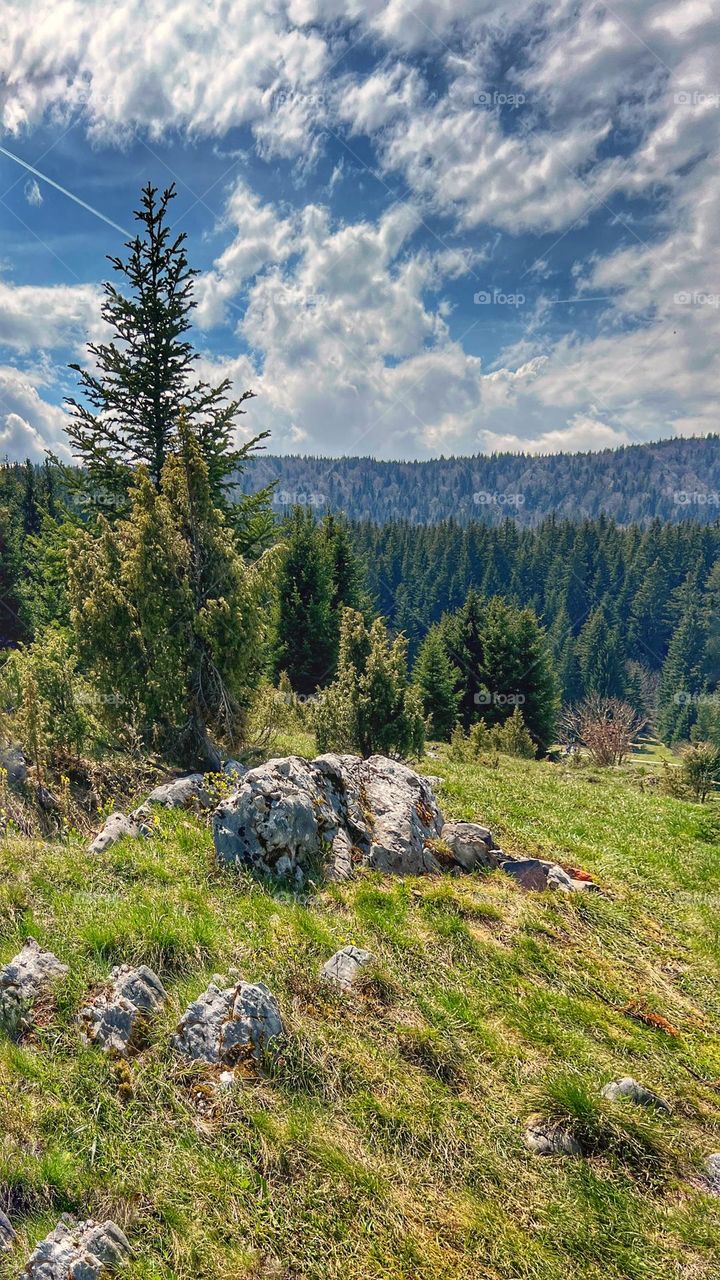 Very nice weather on the mountain