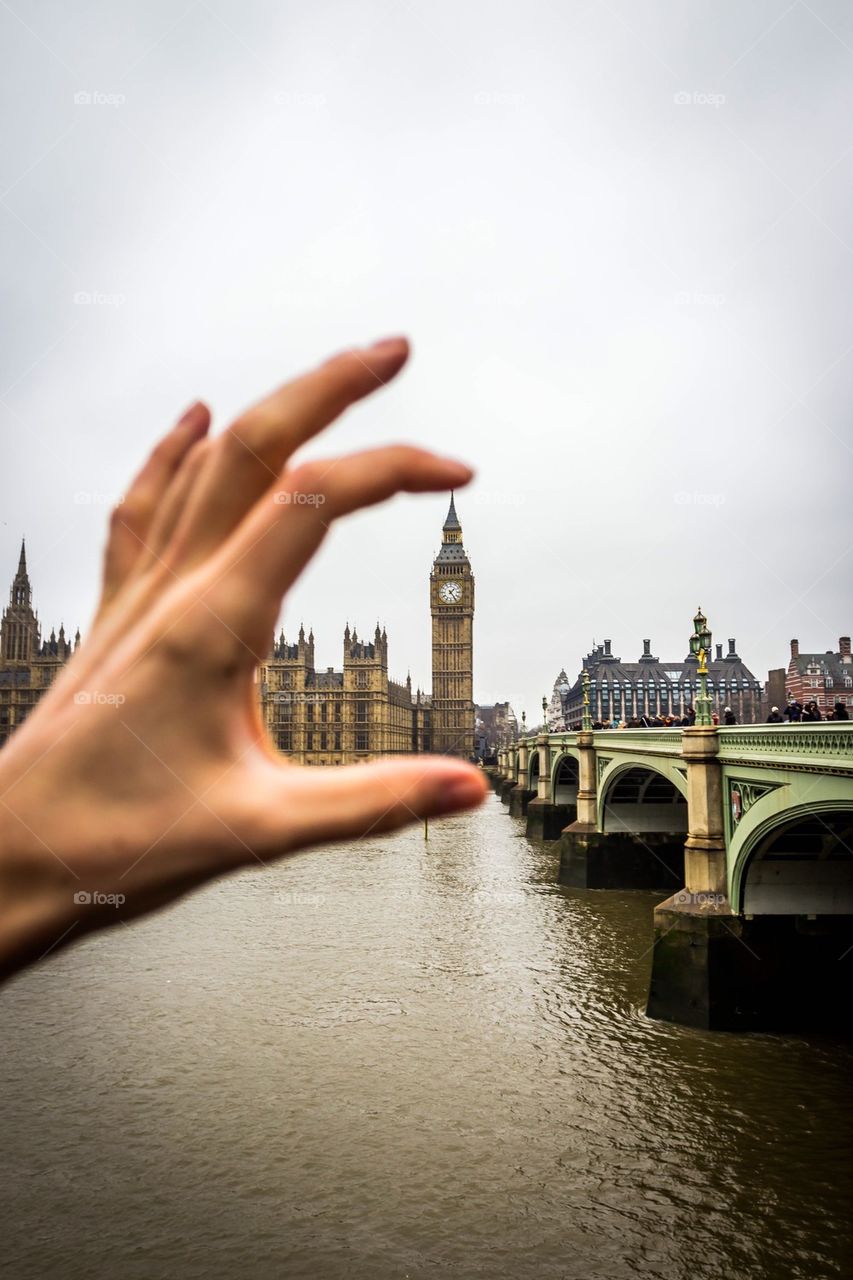 Big ben in my hand