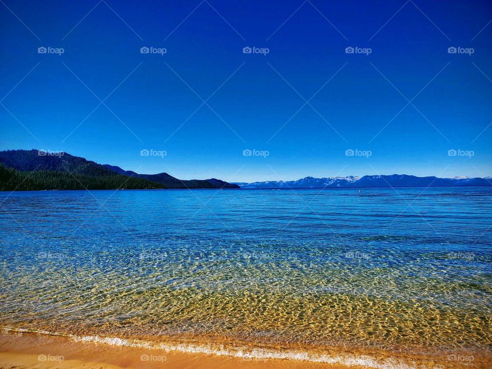 Sierra Alpine Lake [Sand Harbor Beach, Lake Tahoe, NV USA]