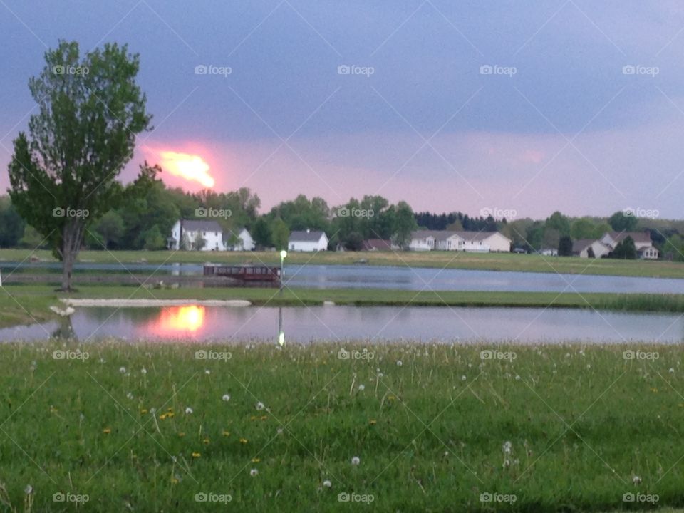 Sunset Lake. Sunset Lake