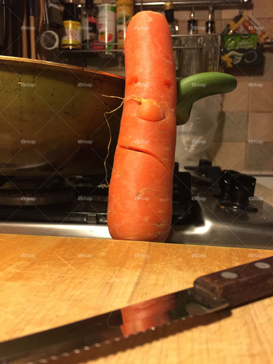 Knife, Food, No Person, Wood, Cooking