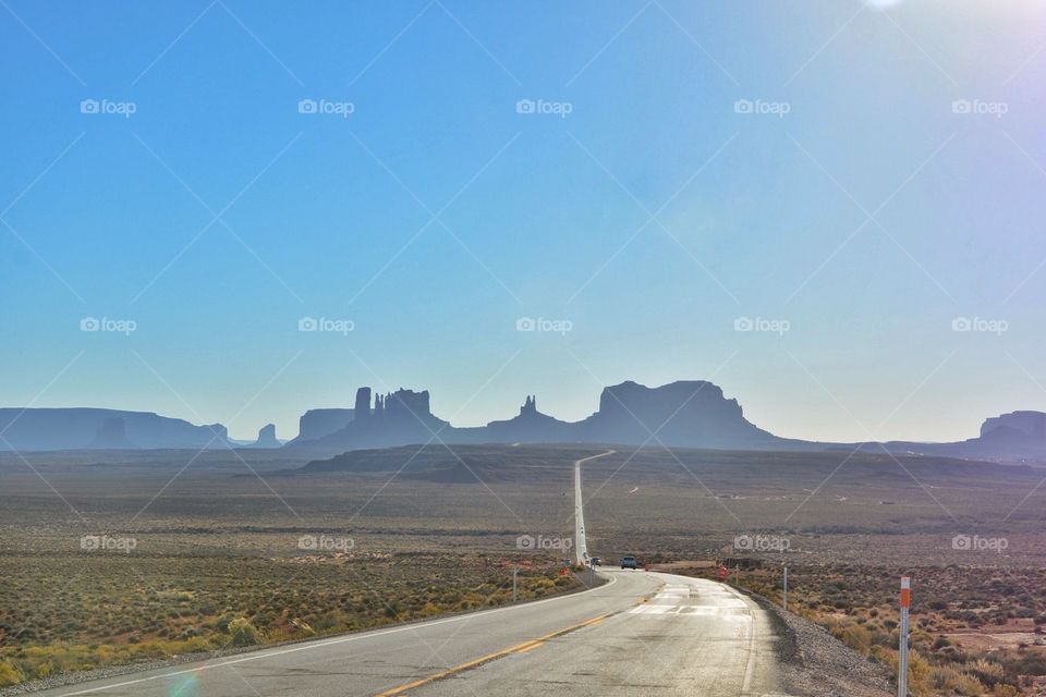 Monument Valley, Utah scene from the movie Forest Gump