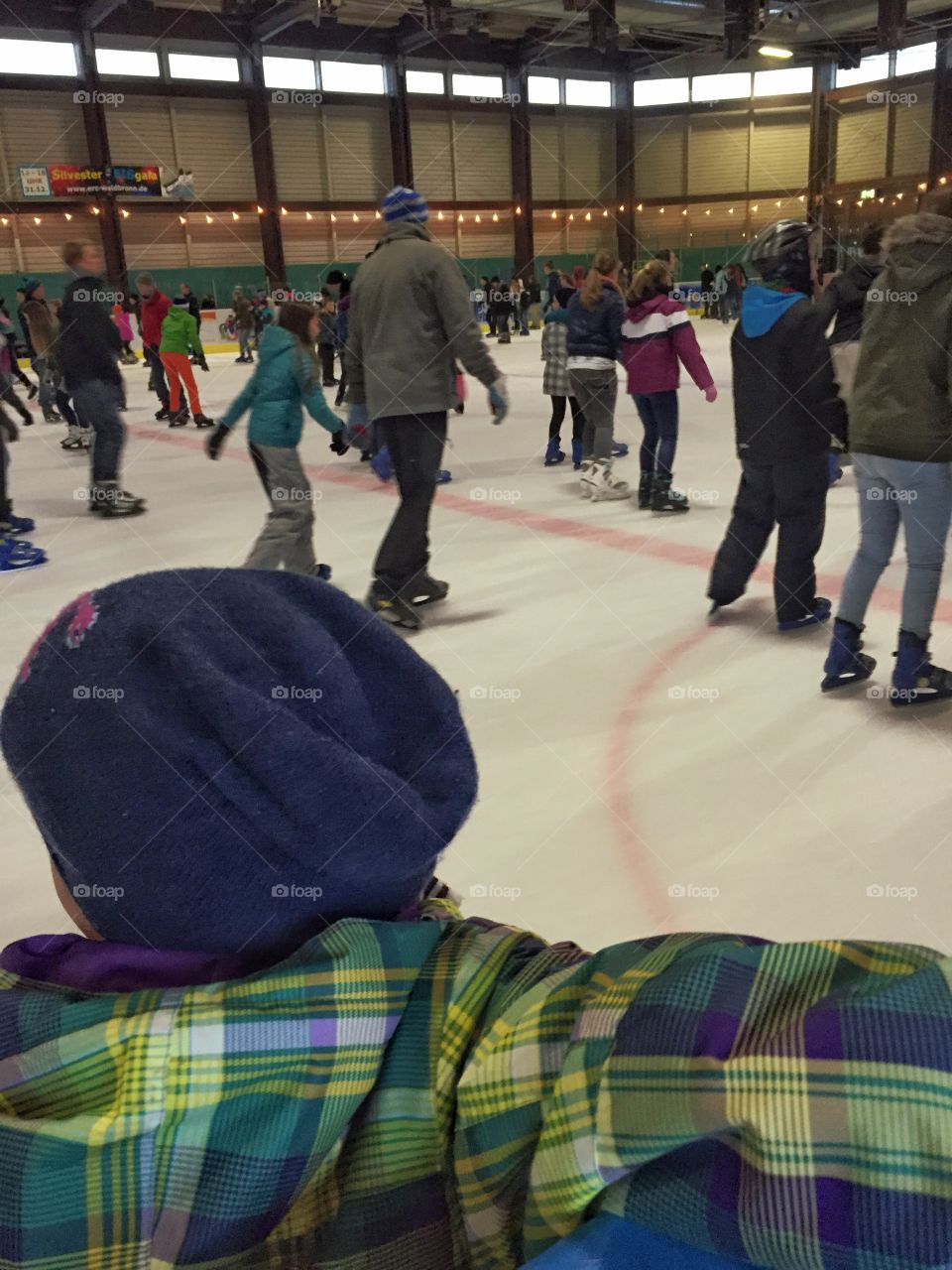 Ice skating 