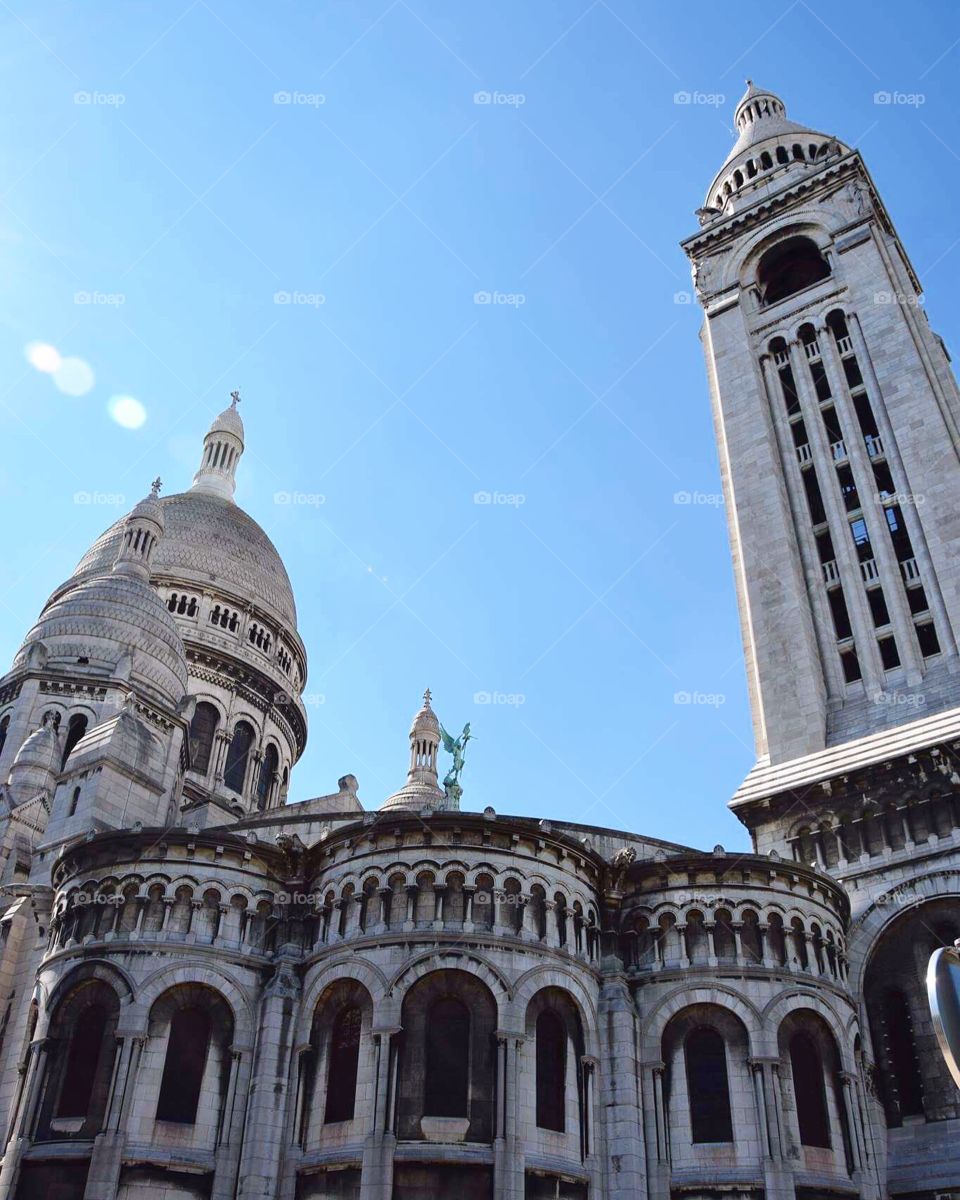 Montmartre in Paris sacré cœur 