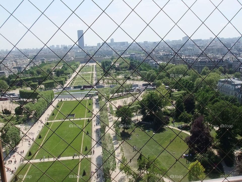 View from the Eiffel tower