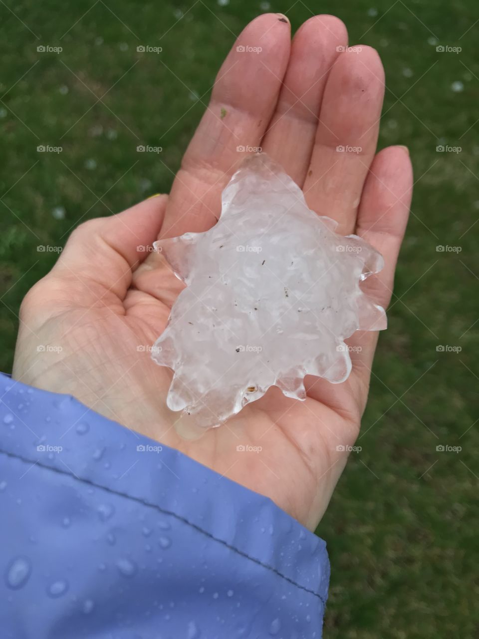 Giant, Larger than golf ball size hail 