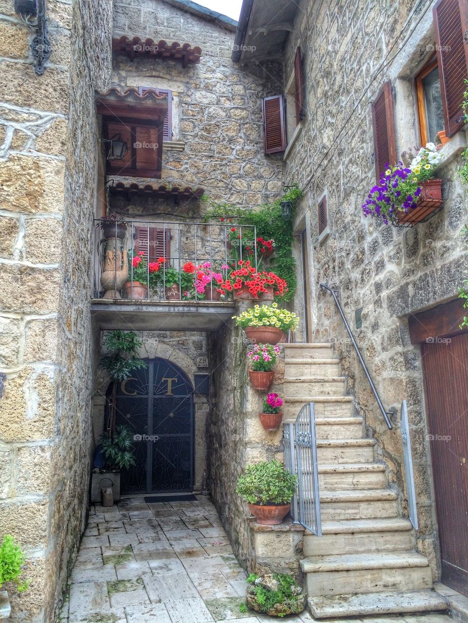 Nice corner view, Castel Trosino, Italy