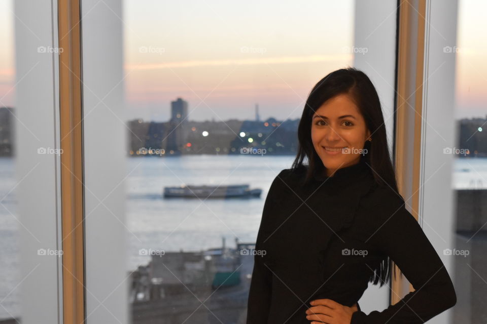 Enjoying my day at the Whitney museum 