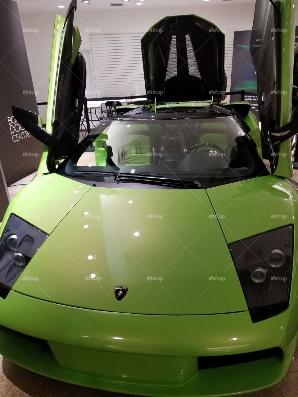 Green Lamborghini