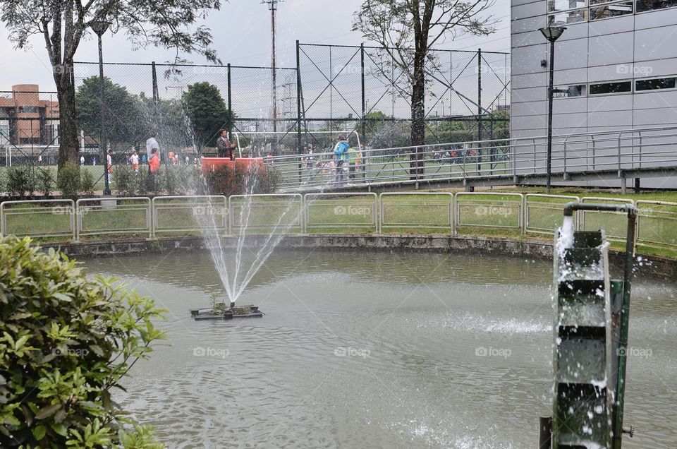 Fountain on a park