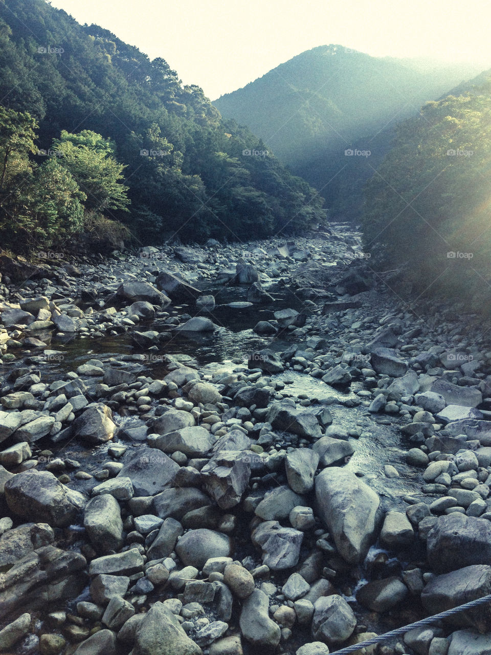 River. Canyon in Owase, Japan