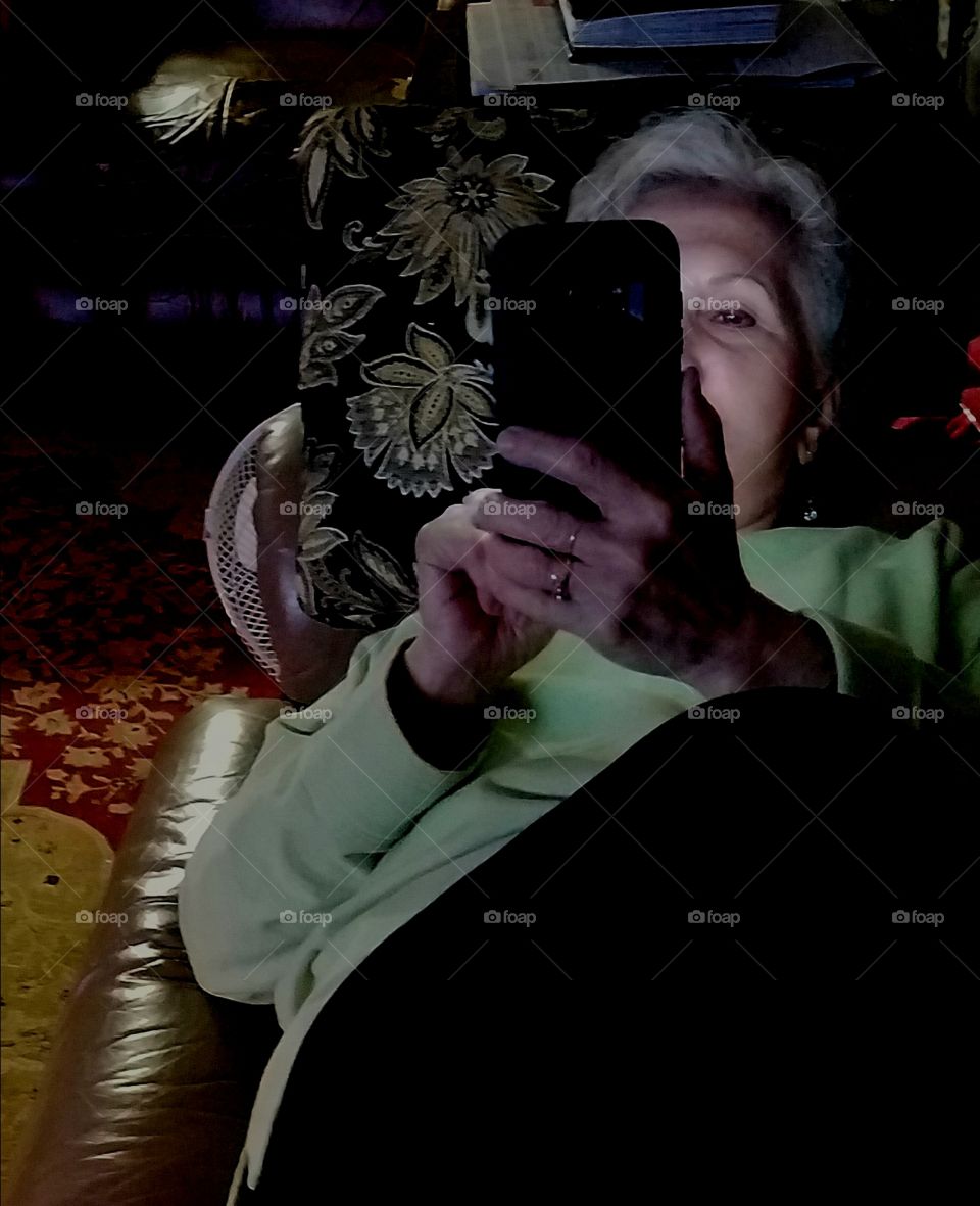 Foaping instead of watching TV!