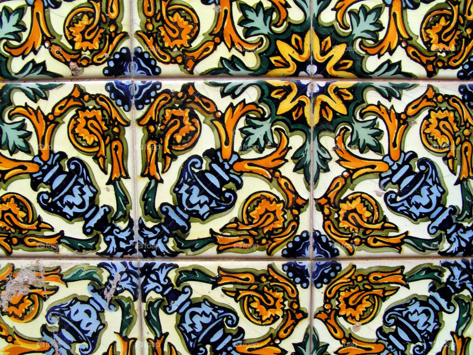 art barcelona spain tile by antpru