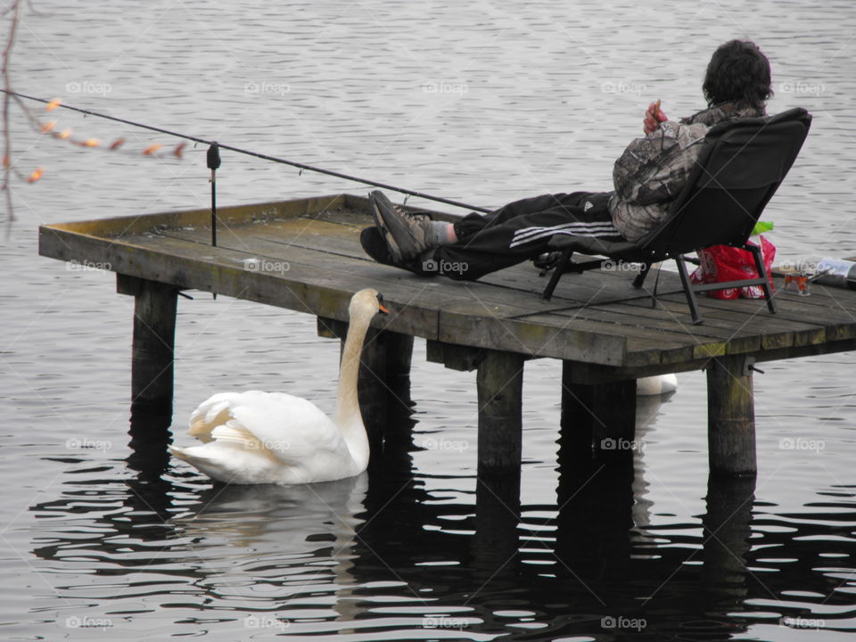 A fisherman and