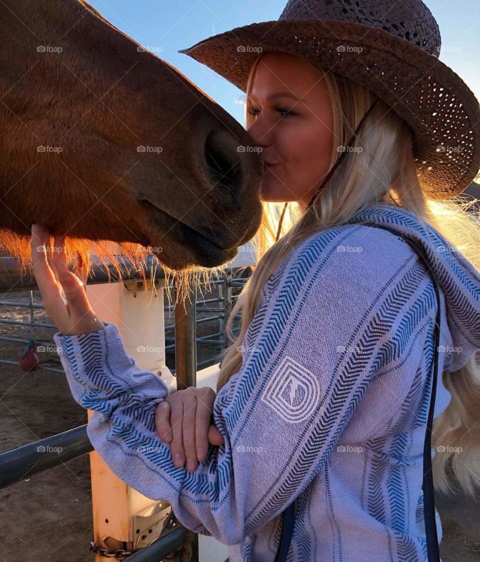 Nothing beats a bond between a girl and her Horse.