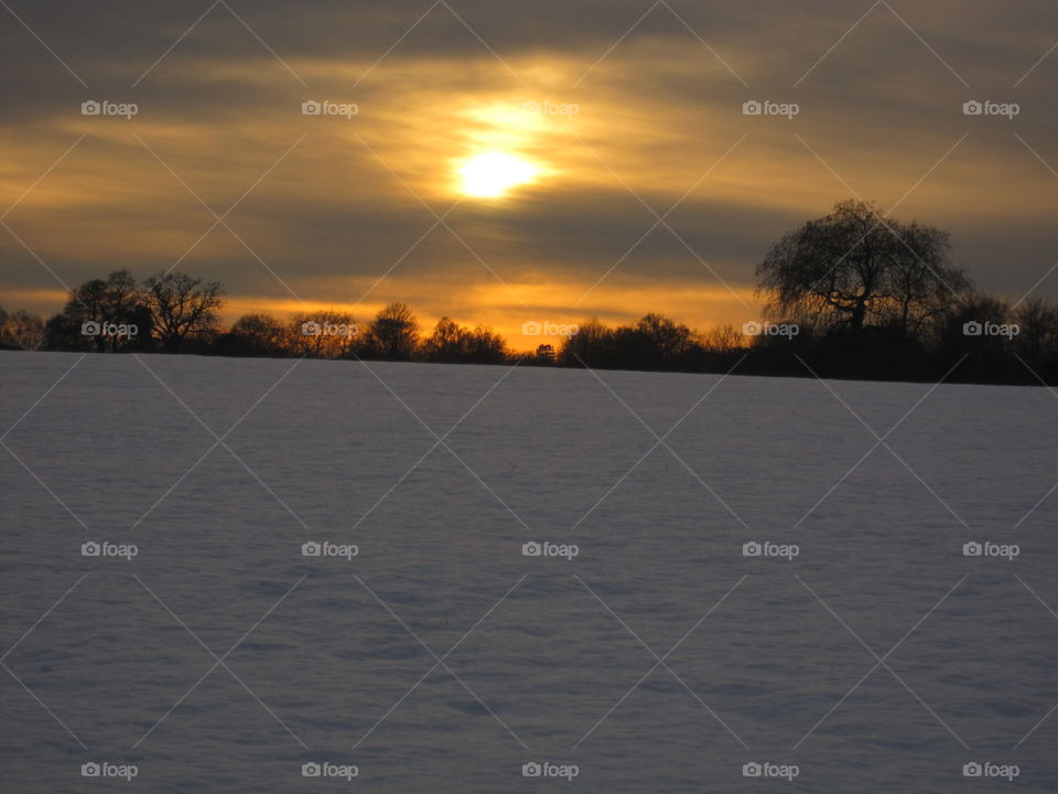 Sunset, Dawn, Lake, Water, Evening