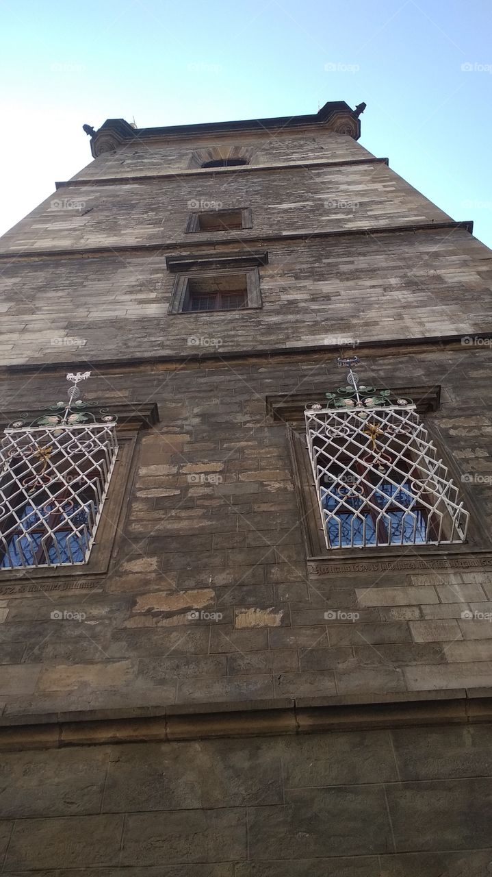 Newtown tower in Prague
