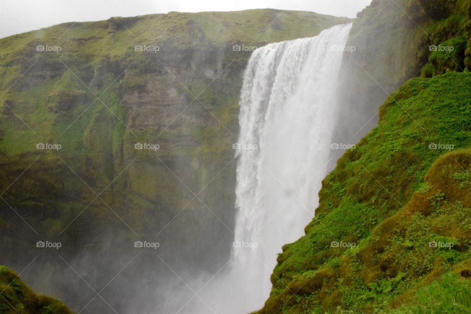 Skógafoss waterfall in Iceland