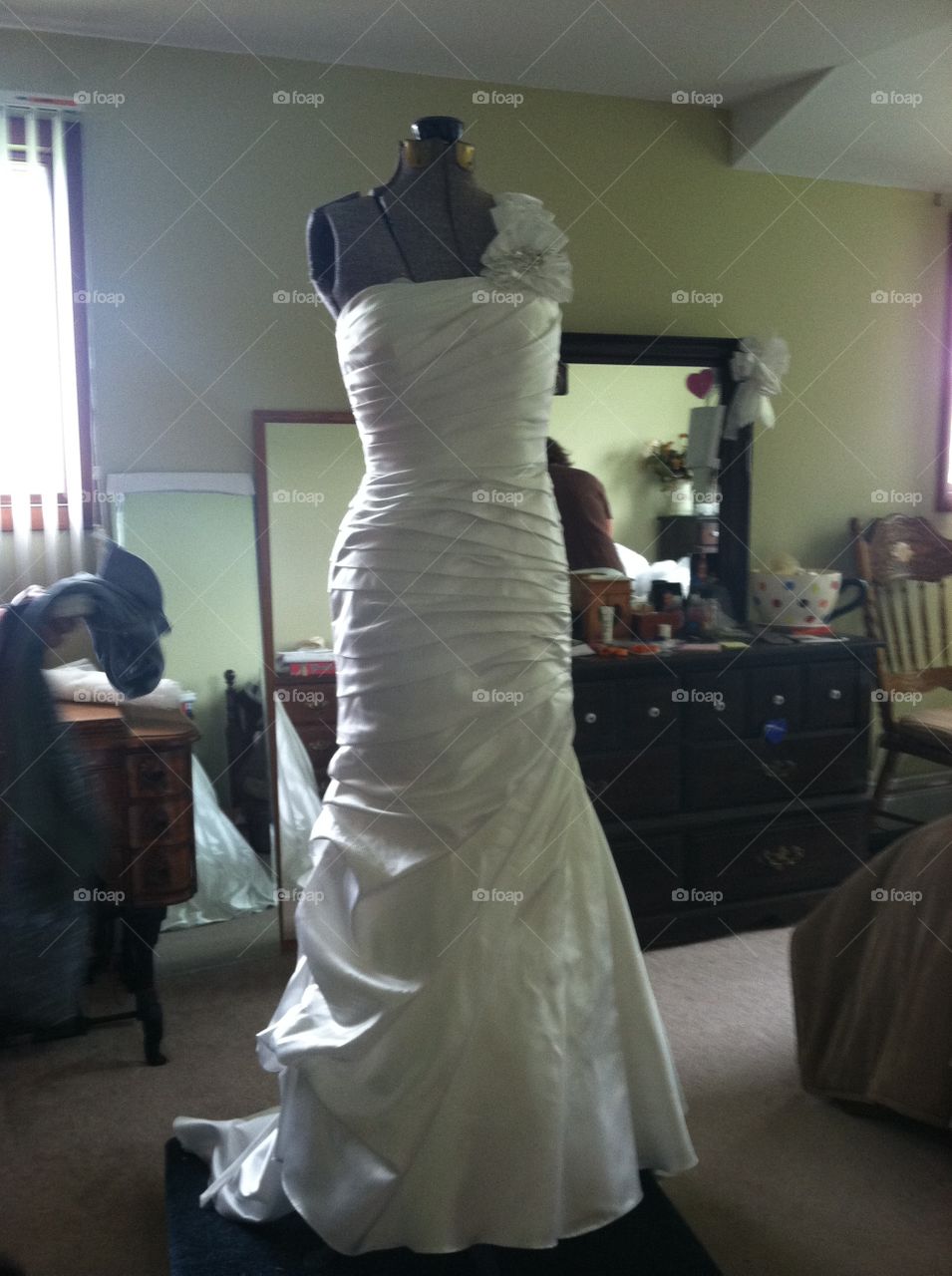 Wedding dress fitting