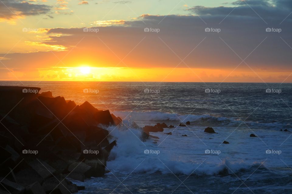 ocean sunset