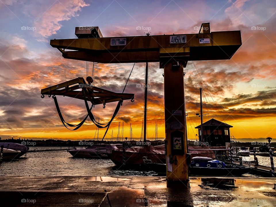 Harbor Peschiera del Garda 