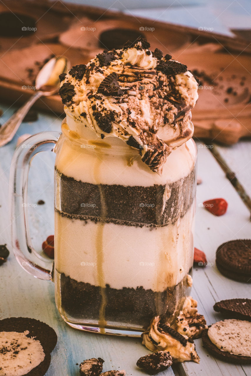 Oreo Cheesecake in a jar