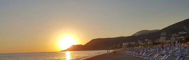 sunset in Alanya