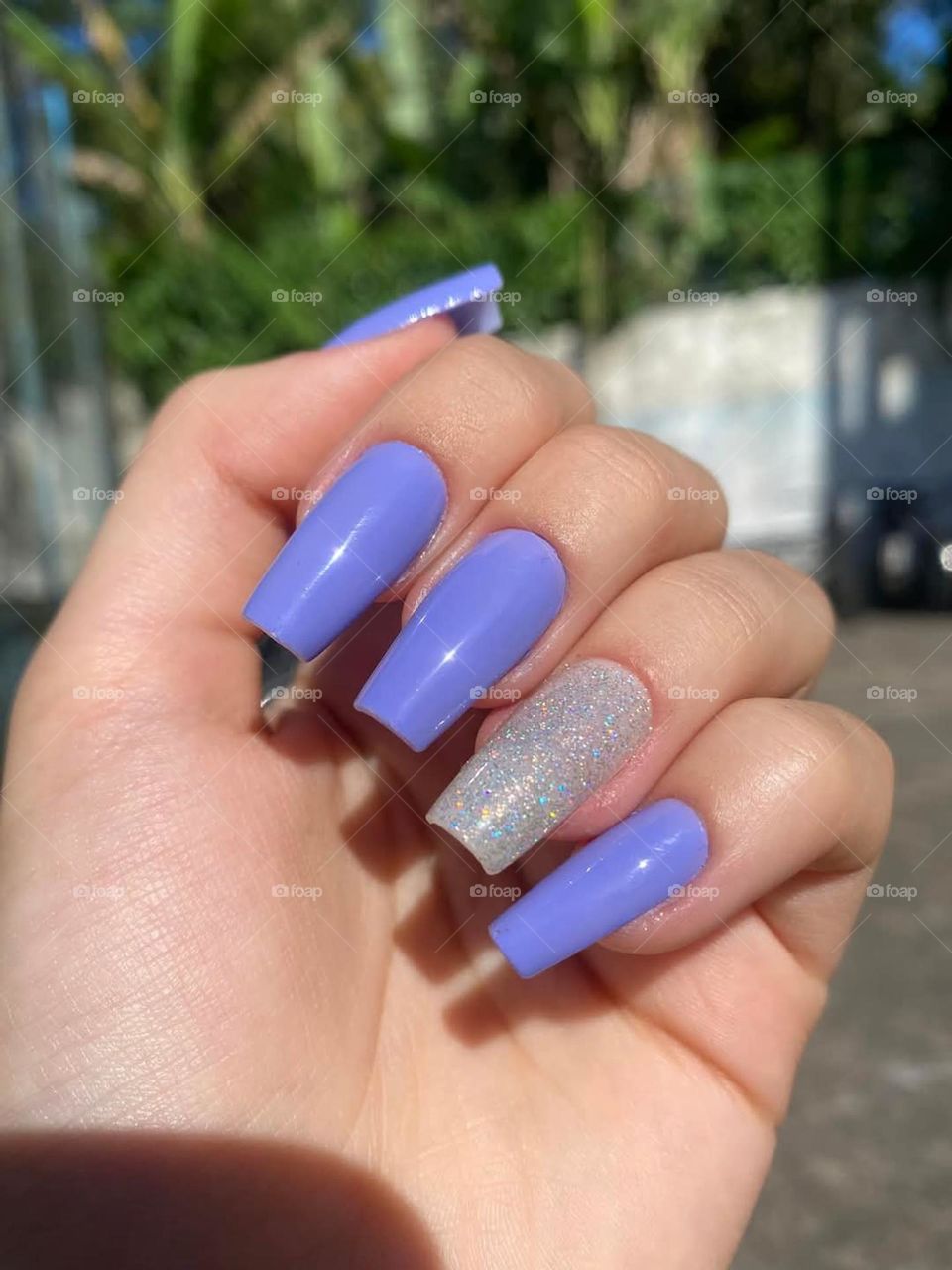 explosion of colors on the nails