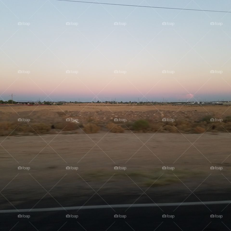 Landscape, Desert, Sunset, Dawn, Beach