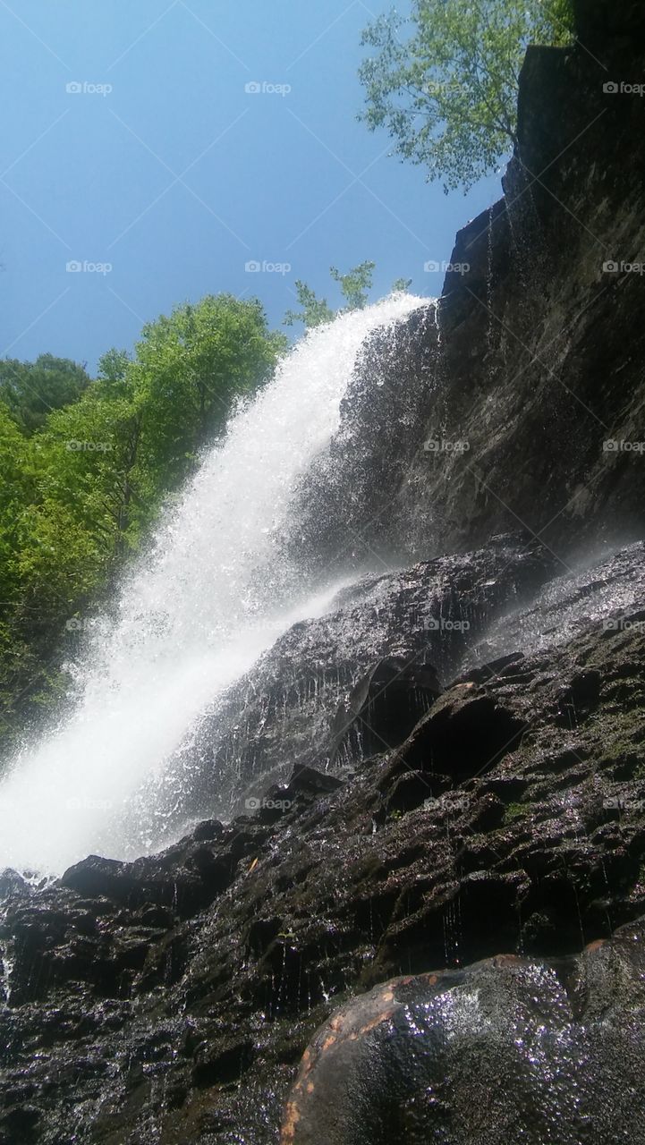 Cascades waterfall located in virginia