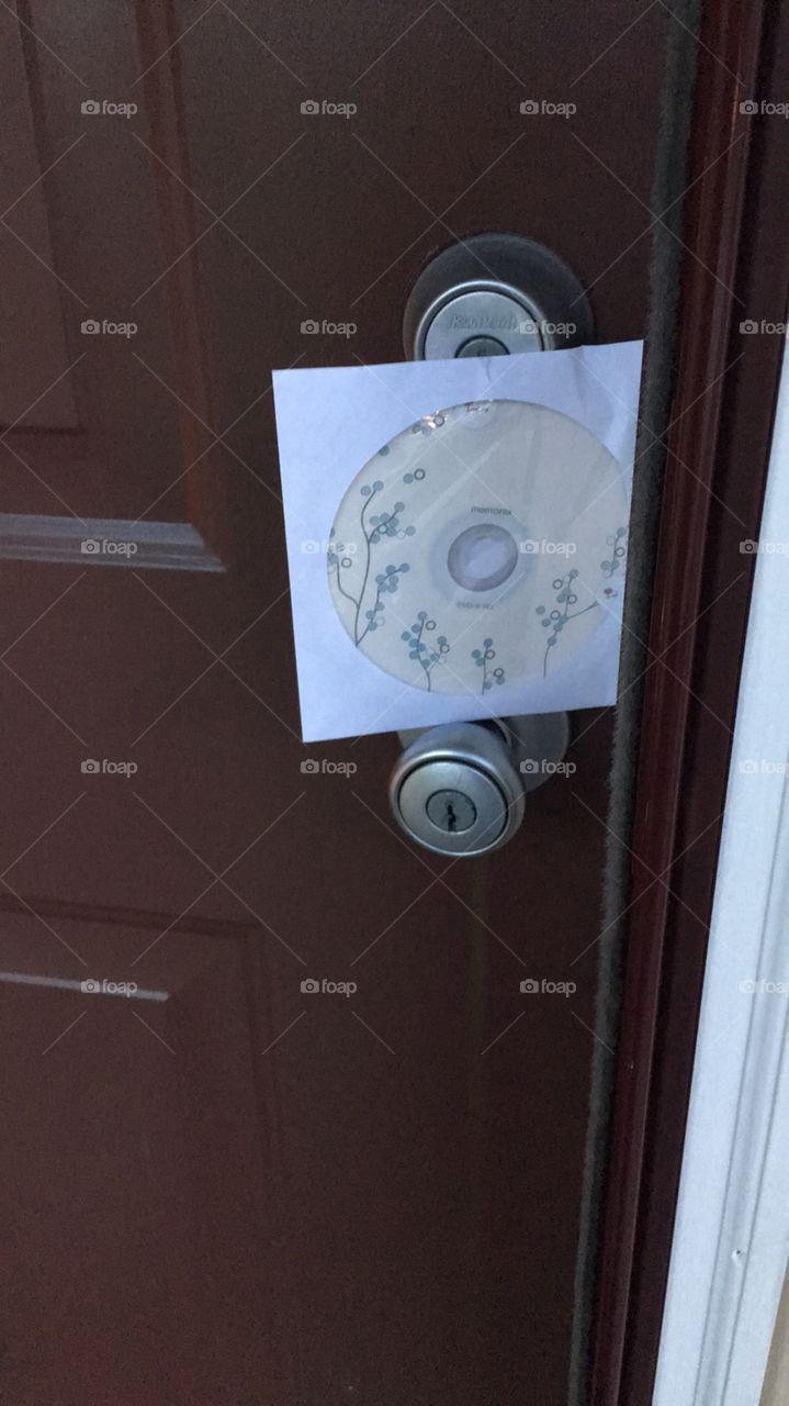 Cd on door 