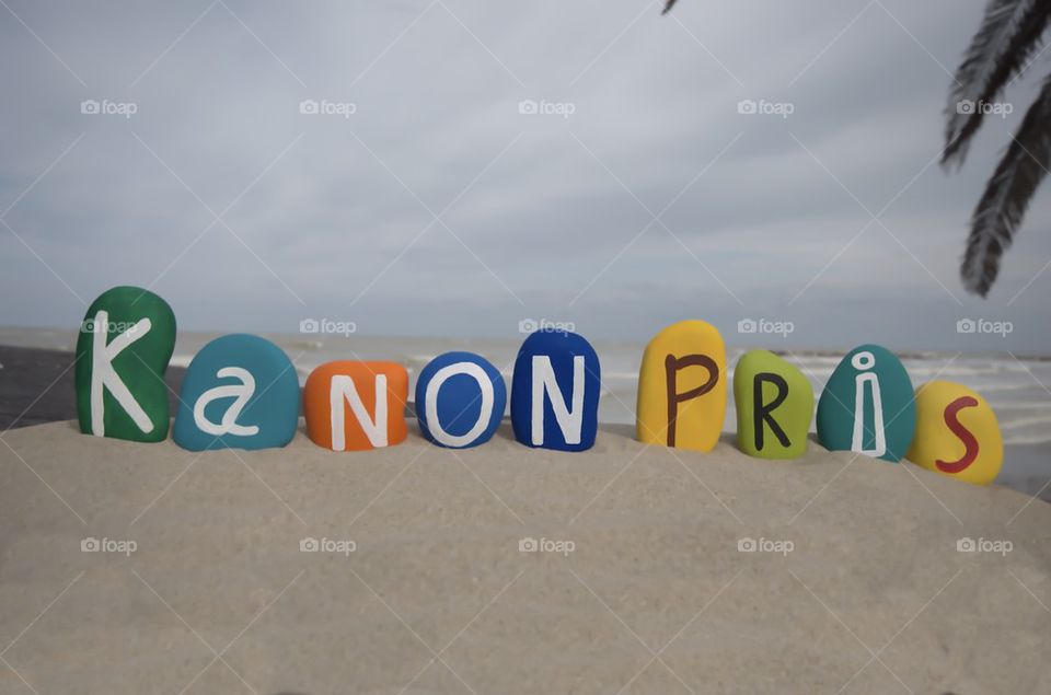 Kanon pris, Great price in swedish language on stones