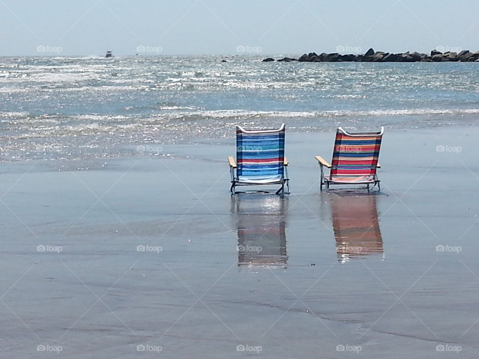 beach chairs