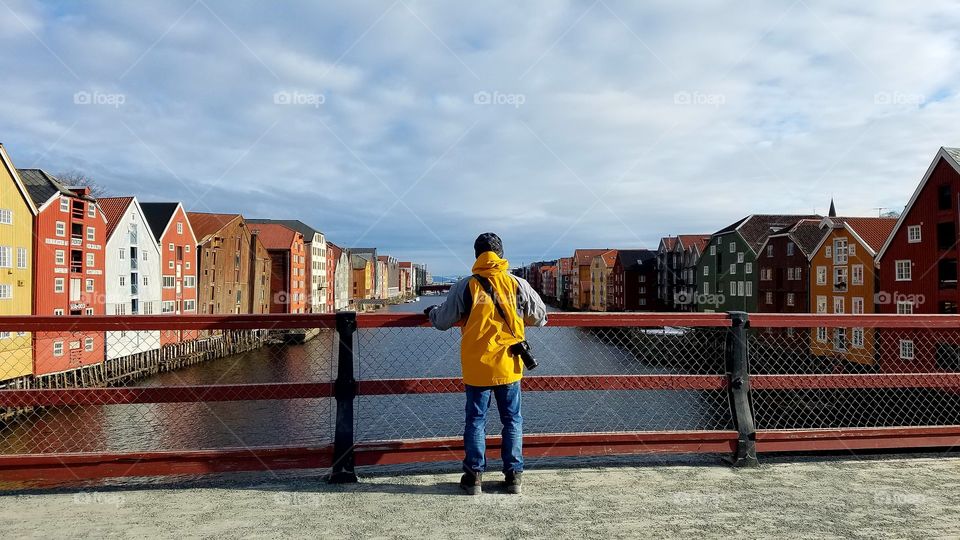 Trondheim river view