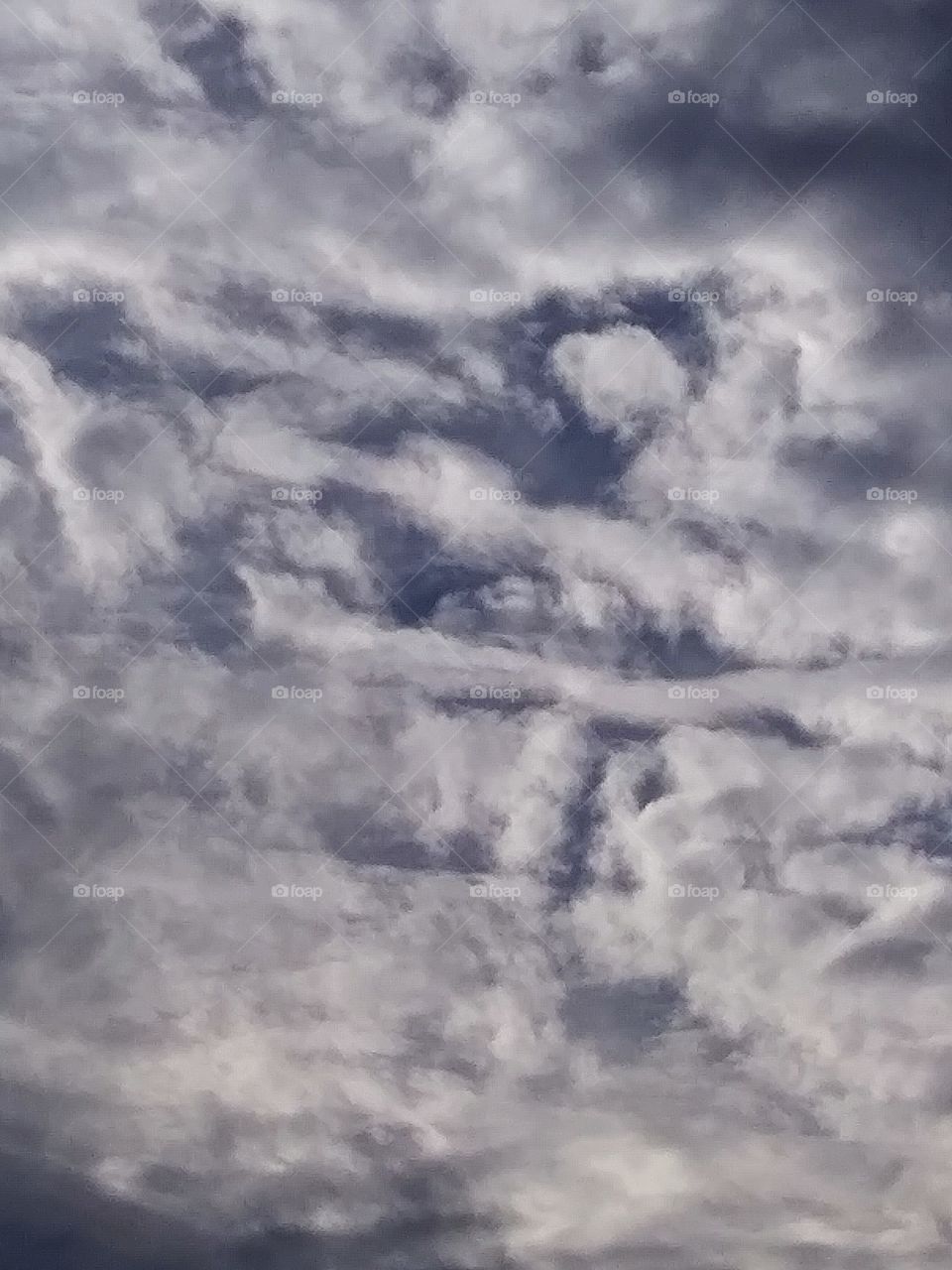 strange cloud texture
