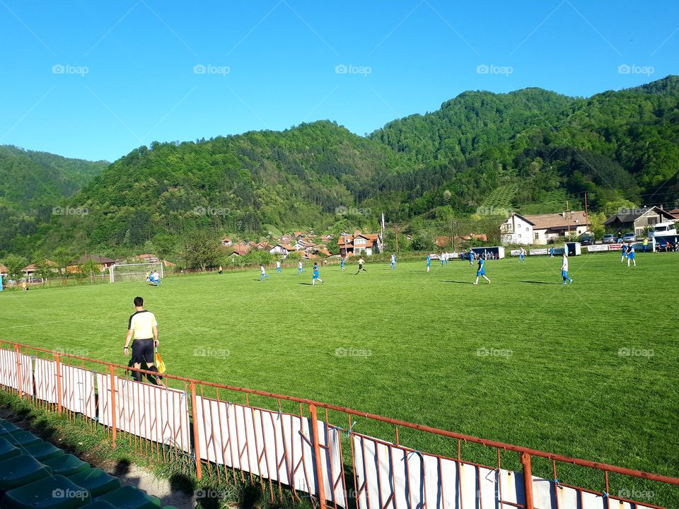 Football game in Nemila