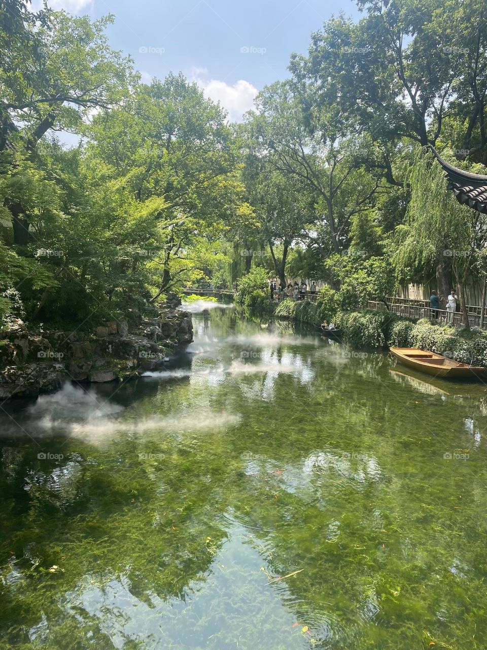 Suzhou China summer days on the river