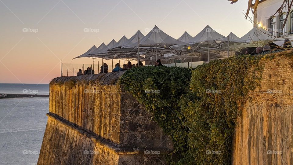 restaurant on top of a Fortress