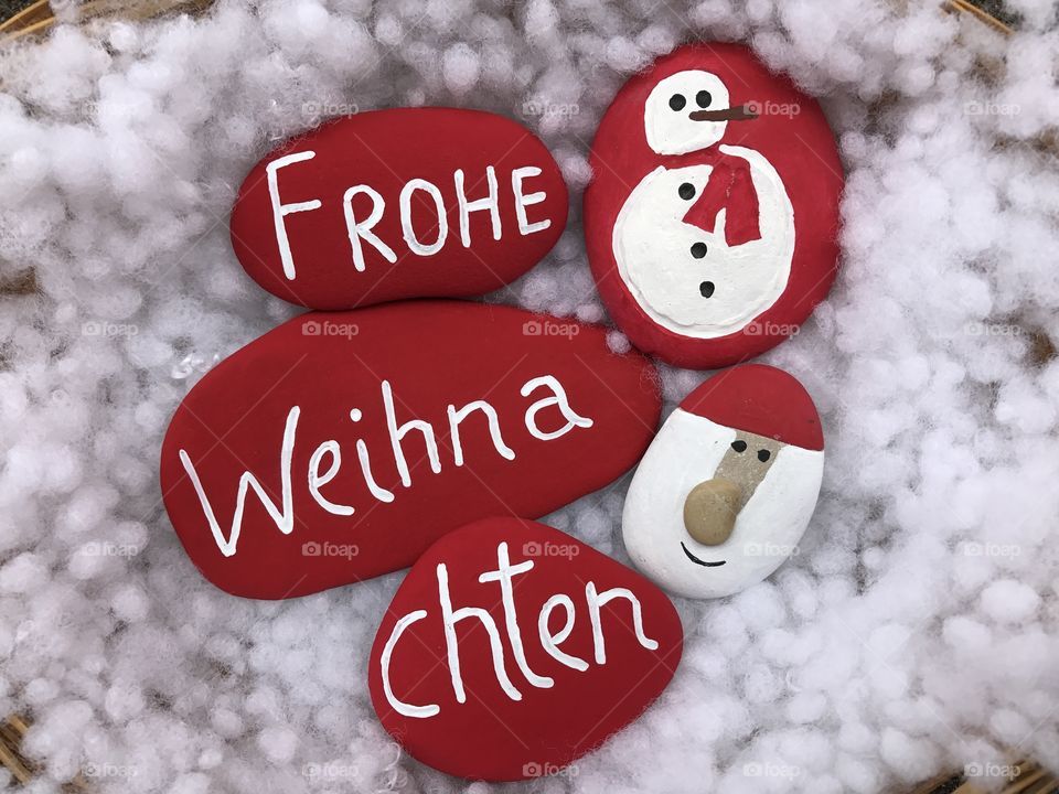 Frohe Weinachten, german Merry Christmas