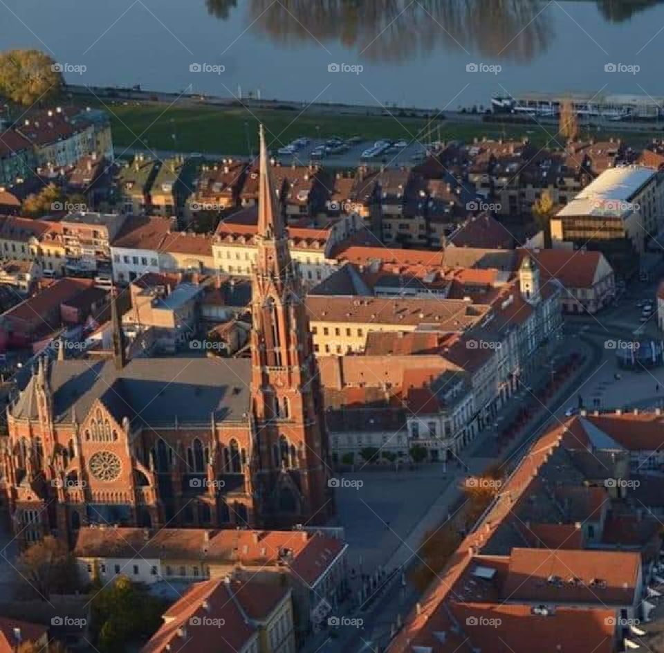 Osijek cizy  from to Croatia