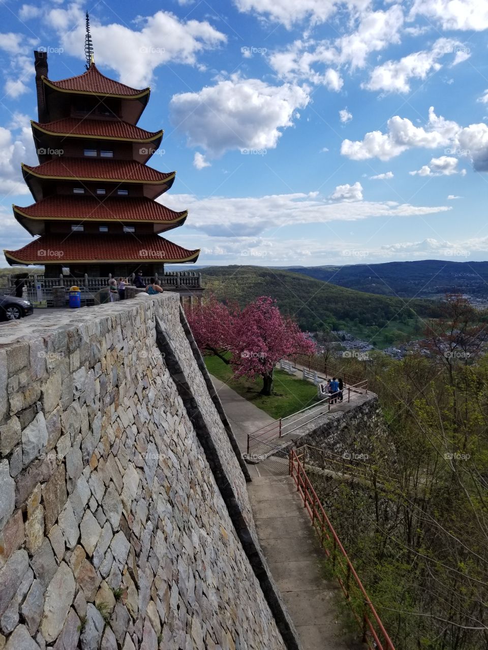 Reading Pagoda in Spring