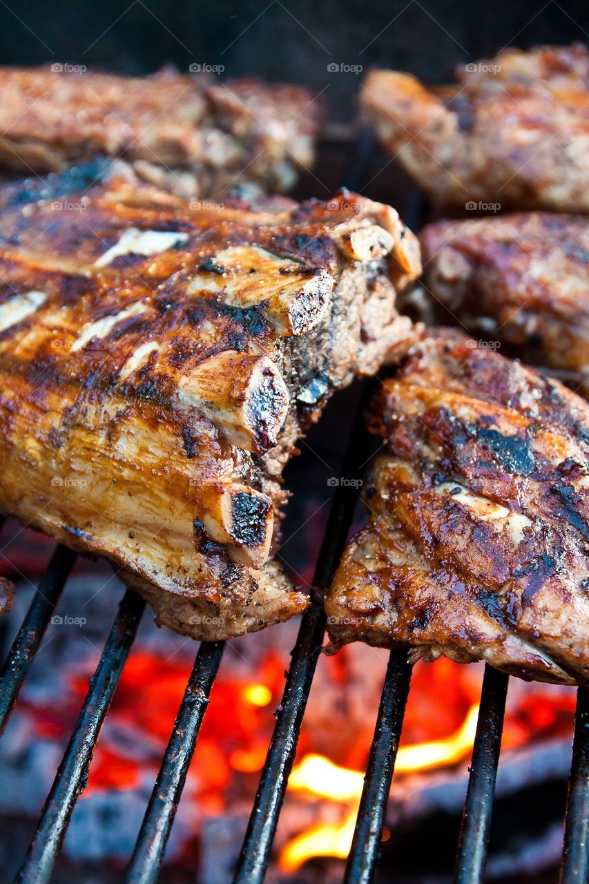 Ribs on the Grill