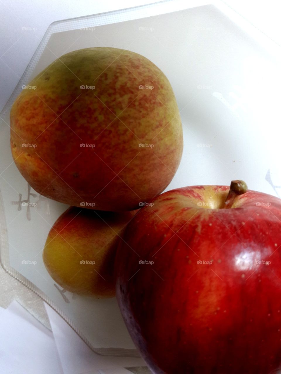 Fruits Peach Apples
