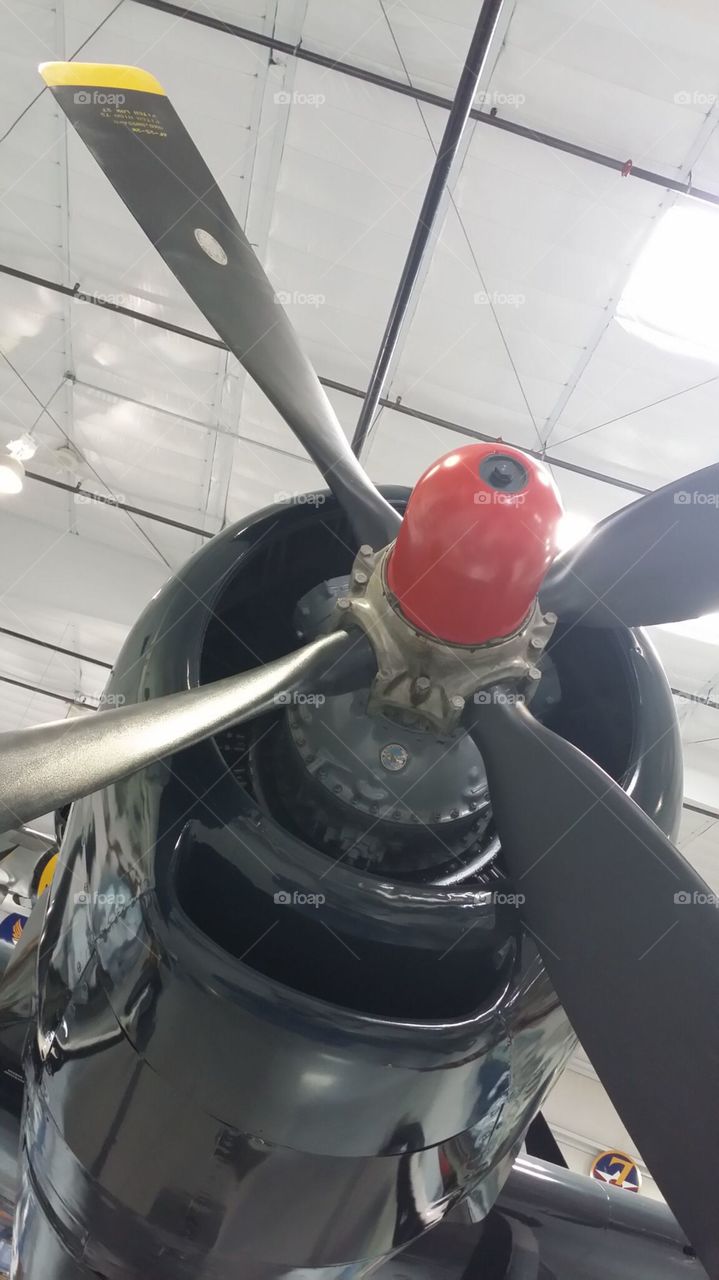 World War 2 Museum Airplane Propeller