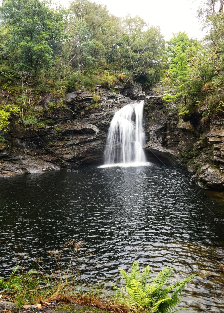 Scottish waterfall