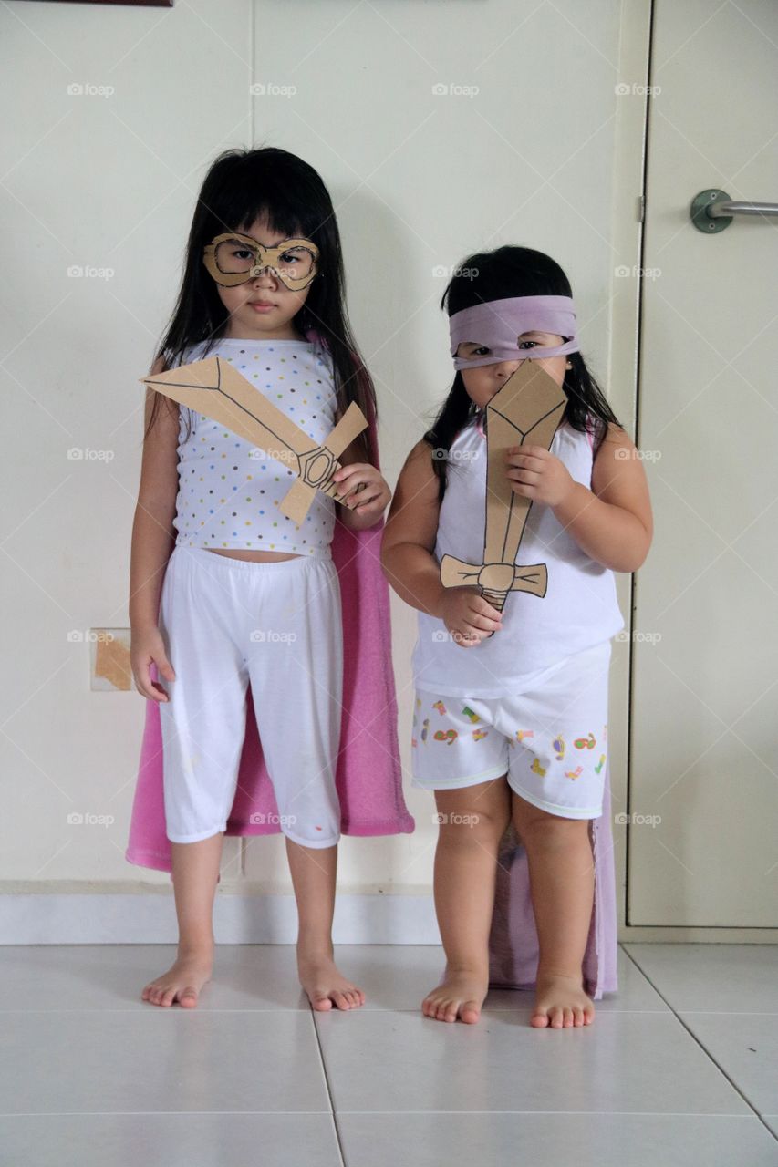 Not your typical princess-like little ladies. In their funny side!
